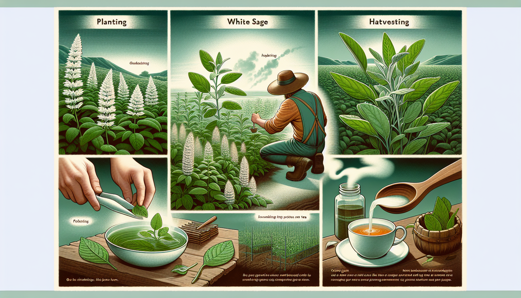 Verwenden und Aufbewahren getrockneter Salbeiblätter - Weißer Salbei Tee - Wissen - Zubereitung & Anbau