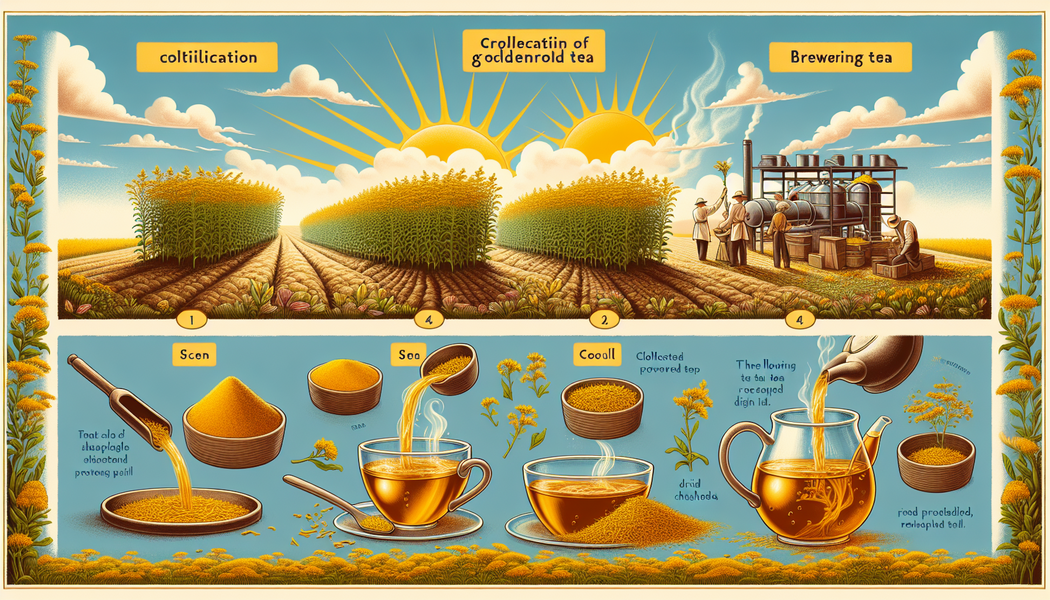 Traditionelle Zubereitung von Goldrutentee - Goldrutentee - Wissen - Zubereitung & Anbau