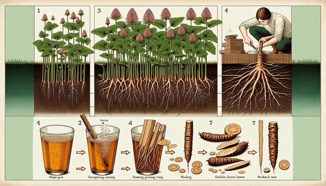 Schritt-für-Schritt Anleitung zur Teezubereitung - Burdockwurzel Tee - Wissen - Zubereitung & Anbau
