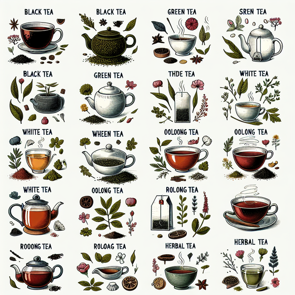 Teesorten Liste - komplette Übersicht