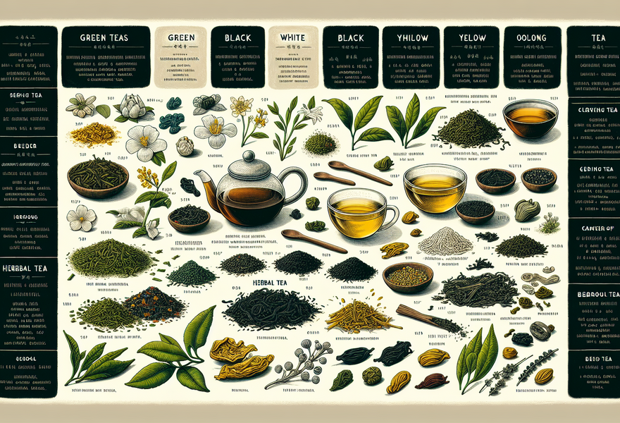 Teesorten Liste - komplette Übersicht